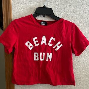 Riot Queen Red 'Beach Bum' T-Shirt